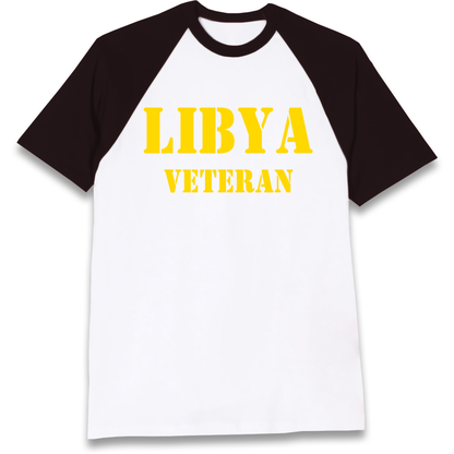 Libya Veteran Raglan T Shirt