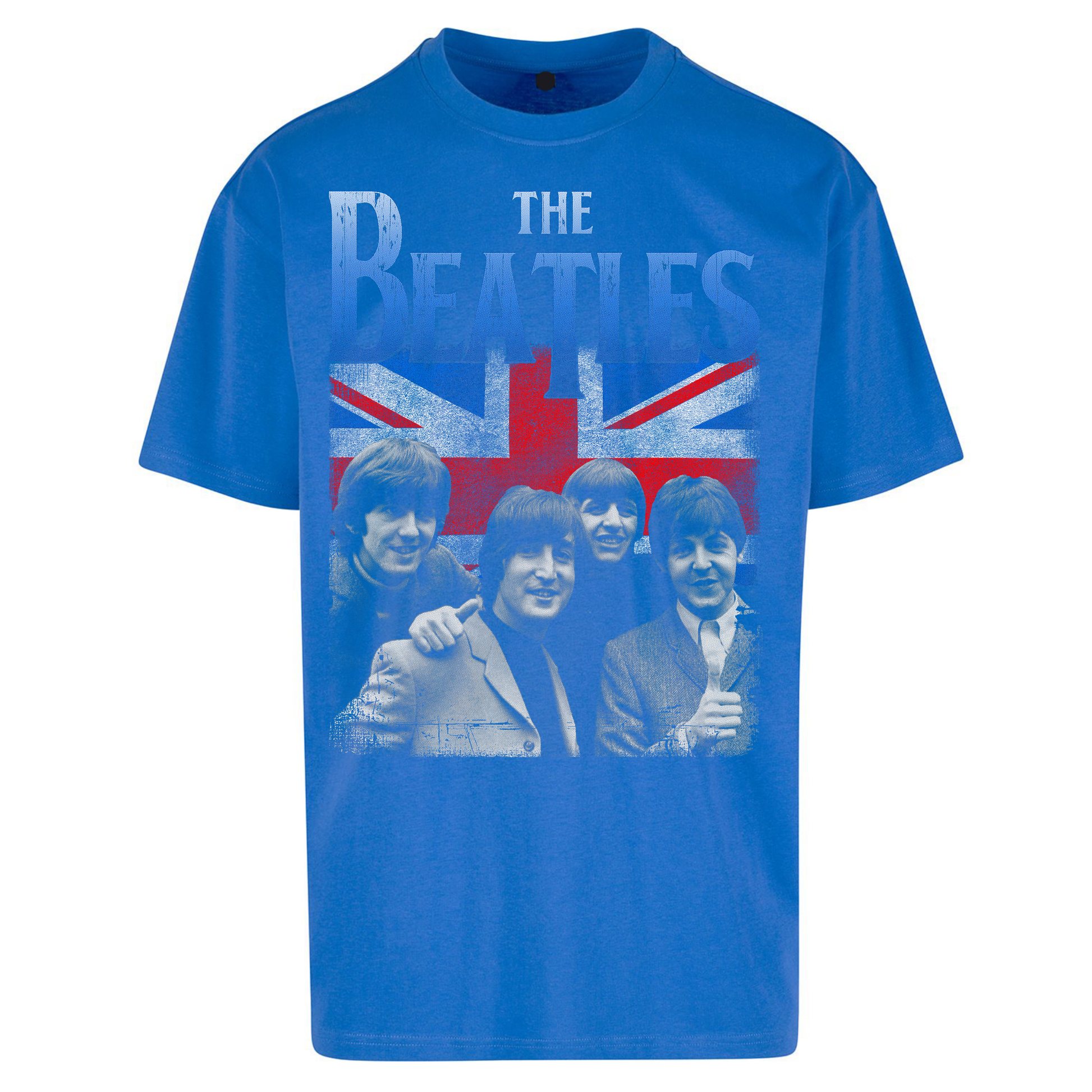 The Beatles Union Jack Oversized T Shirts 