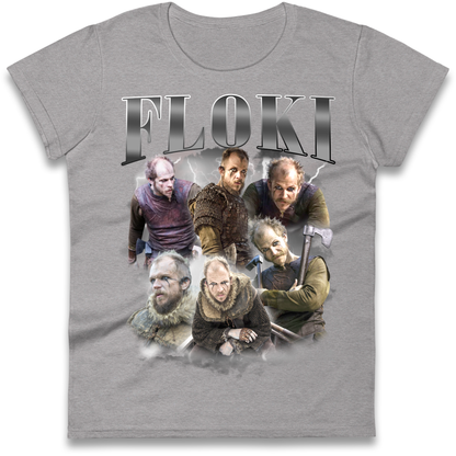 Floki Vikings Ladies T Shirt 