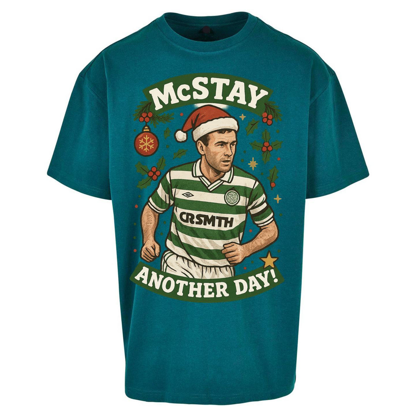 Paul McStay Celtic Christmas Oversized T Shirts