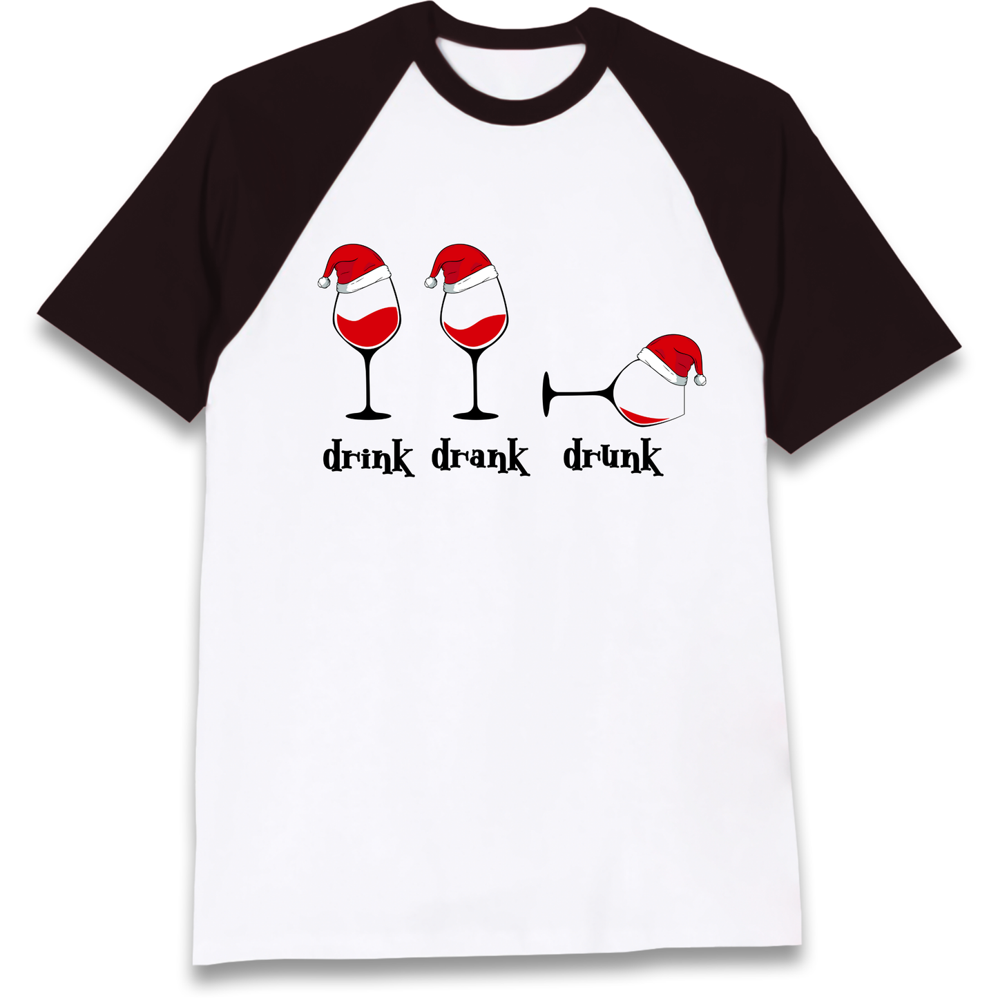 Drink Drank Drunk Raglan T Shirt