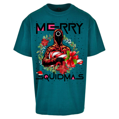 Merry Squid Games Oversized T Shirts