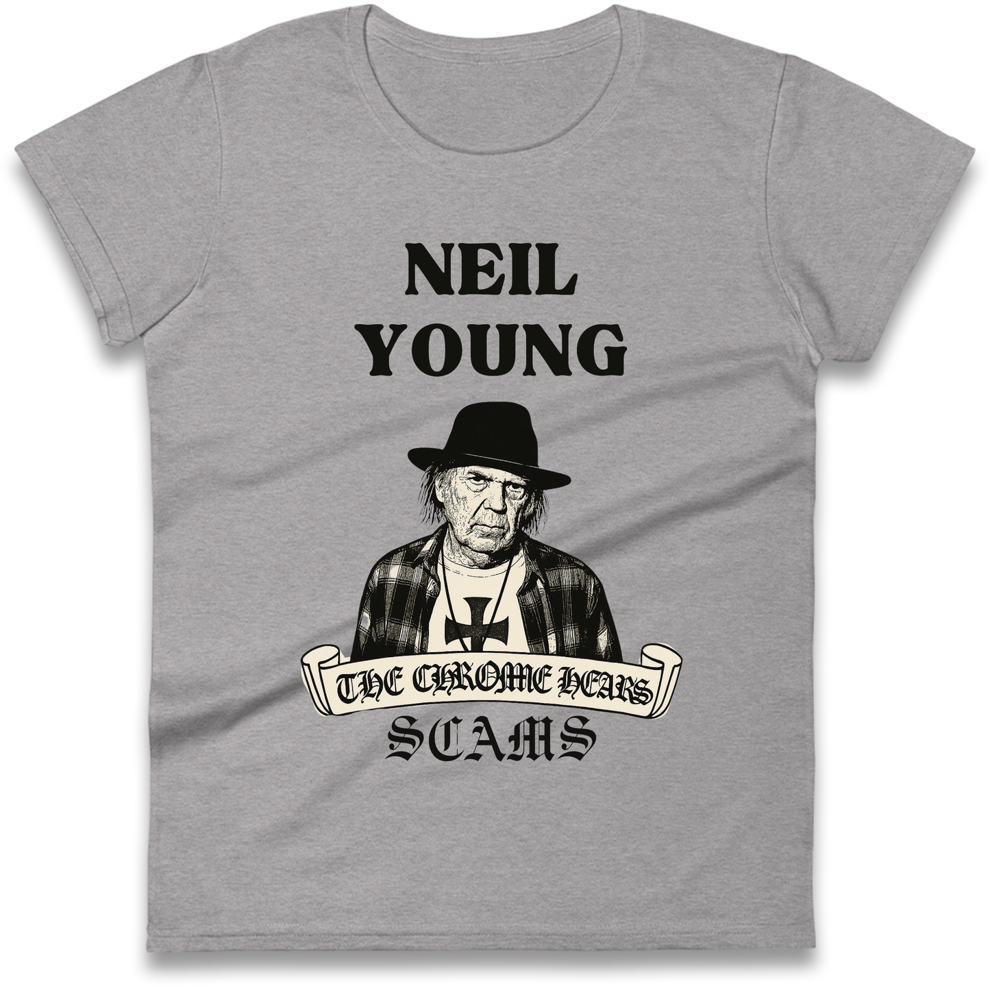Neil Young Ladies T Shirt