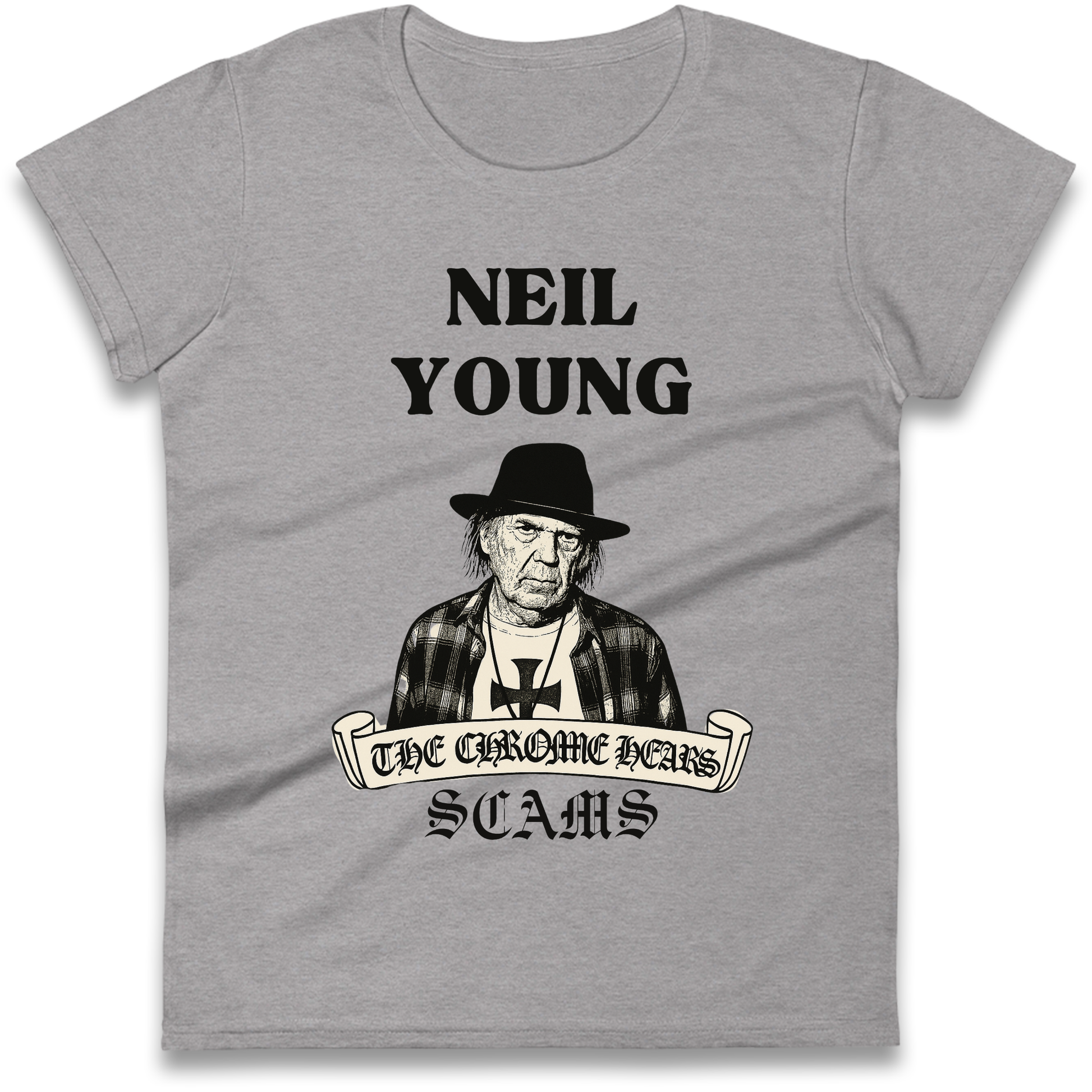 Neil Young Ladies T Shirt