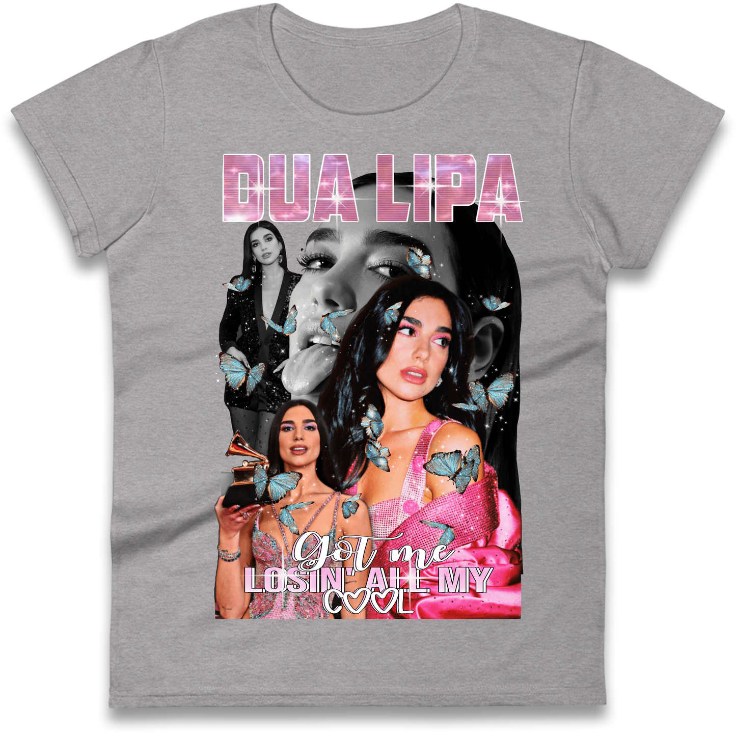 Dua Lipa Bootleg Ladies T Shirt 