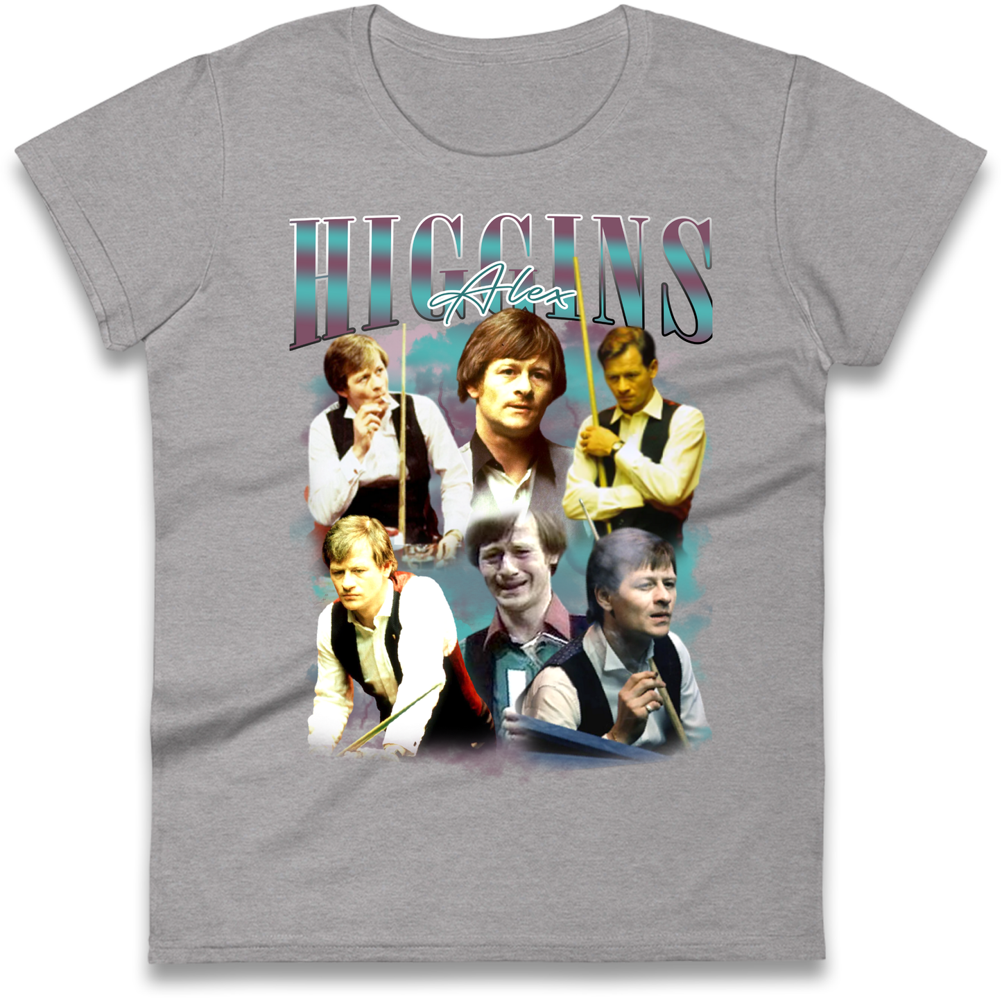 Alex Higgins Bootleg Ladies T Shirt