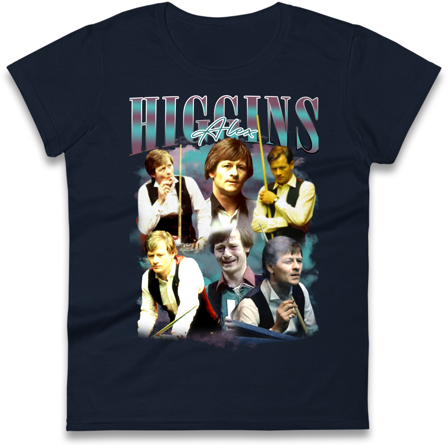 Alex Higgins Bootleg Ladies T Shirt