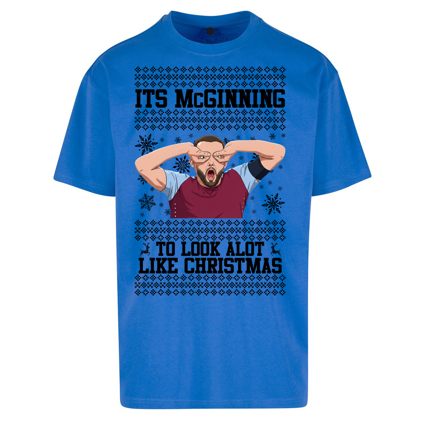 John McGinn Christmas Oversized T Shirts
