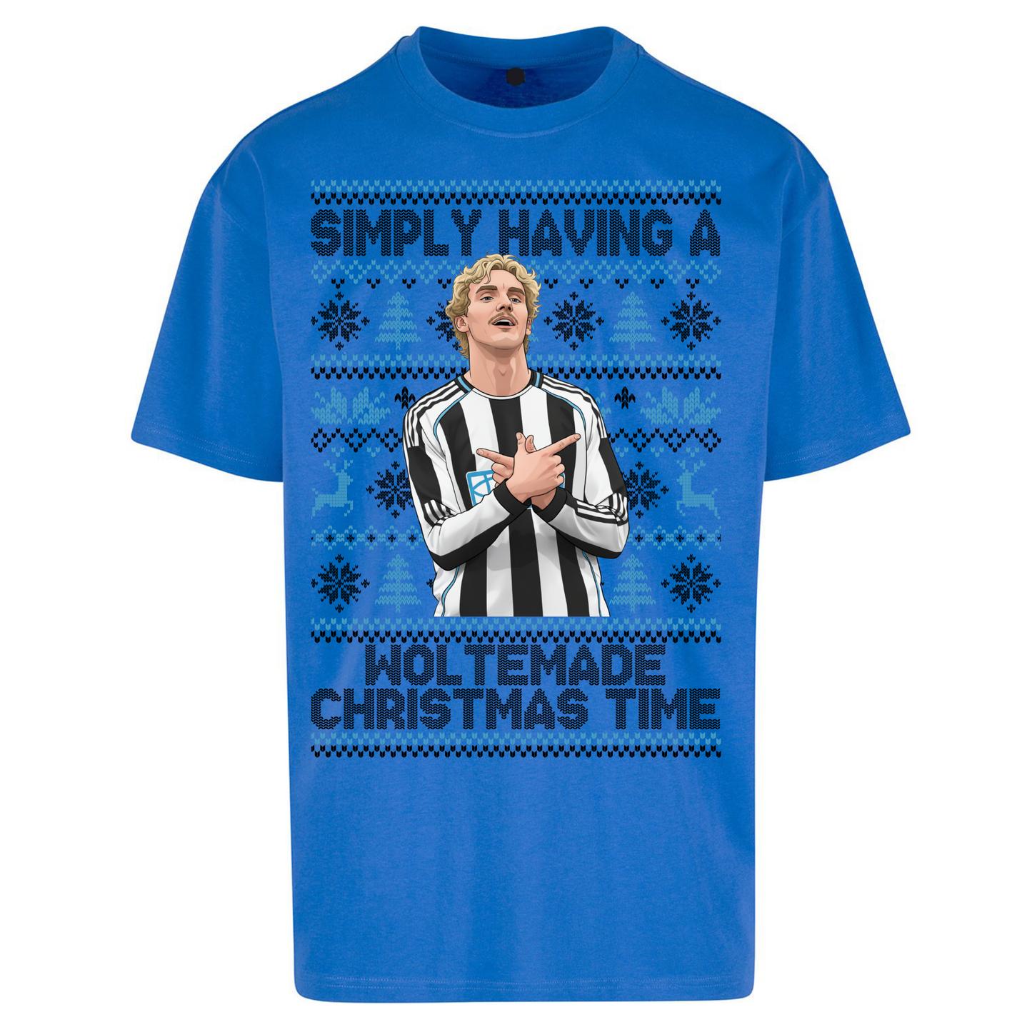 Newcastle united Christmas Oversized T Shirts