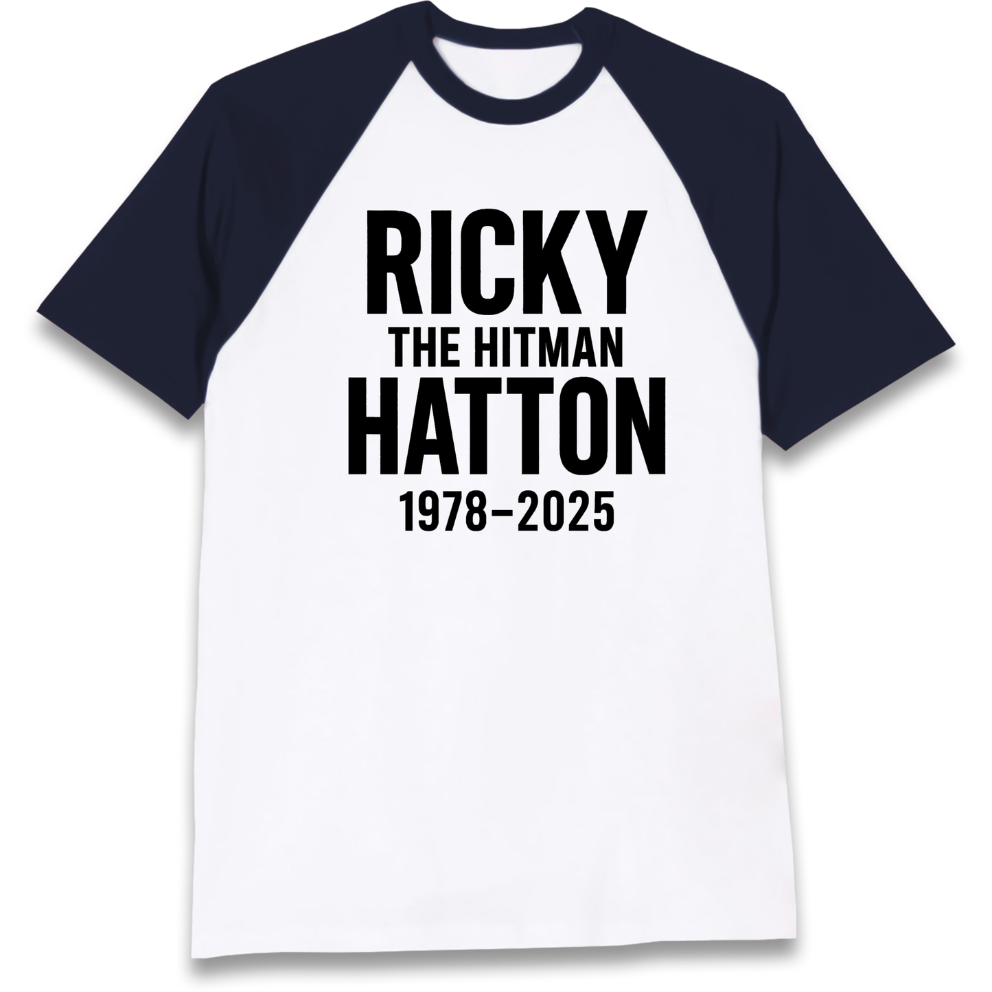 Ricky The Hitman Hatton 1978 2025 Raglan T Shirt