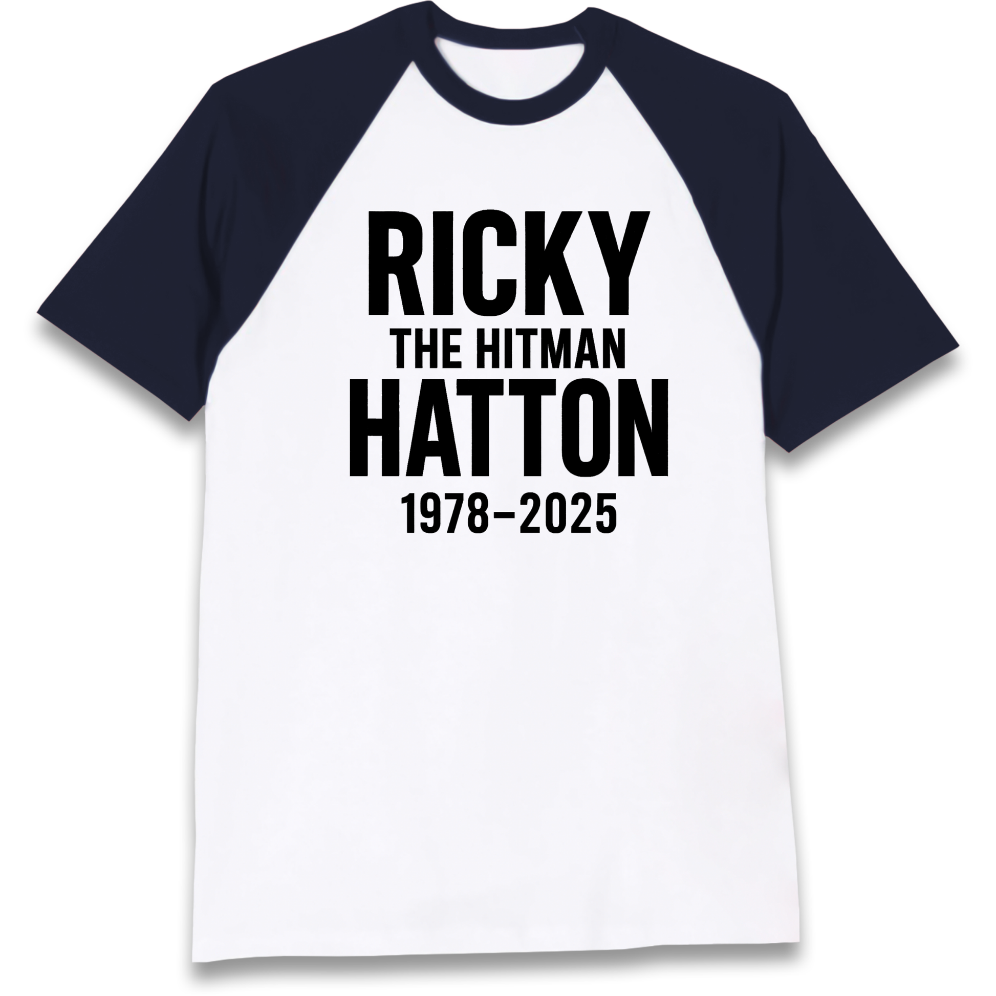 Ricky The Hitman Hatton 1978 2025 Raglan T Shirt