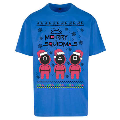 merry Squidmas Oversized T Shirts