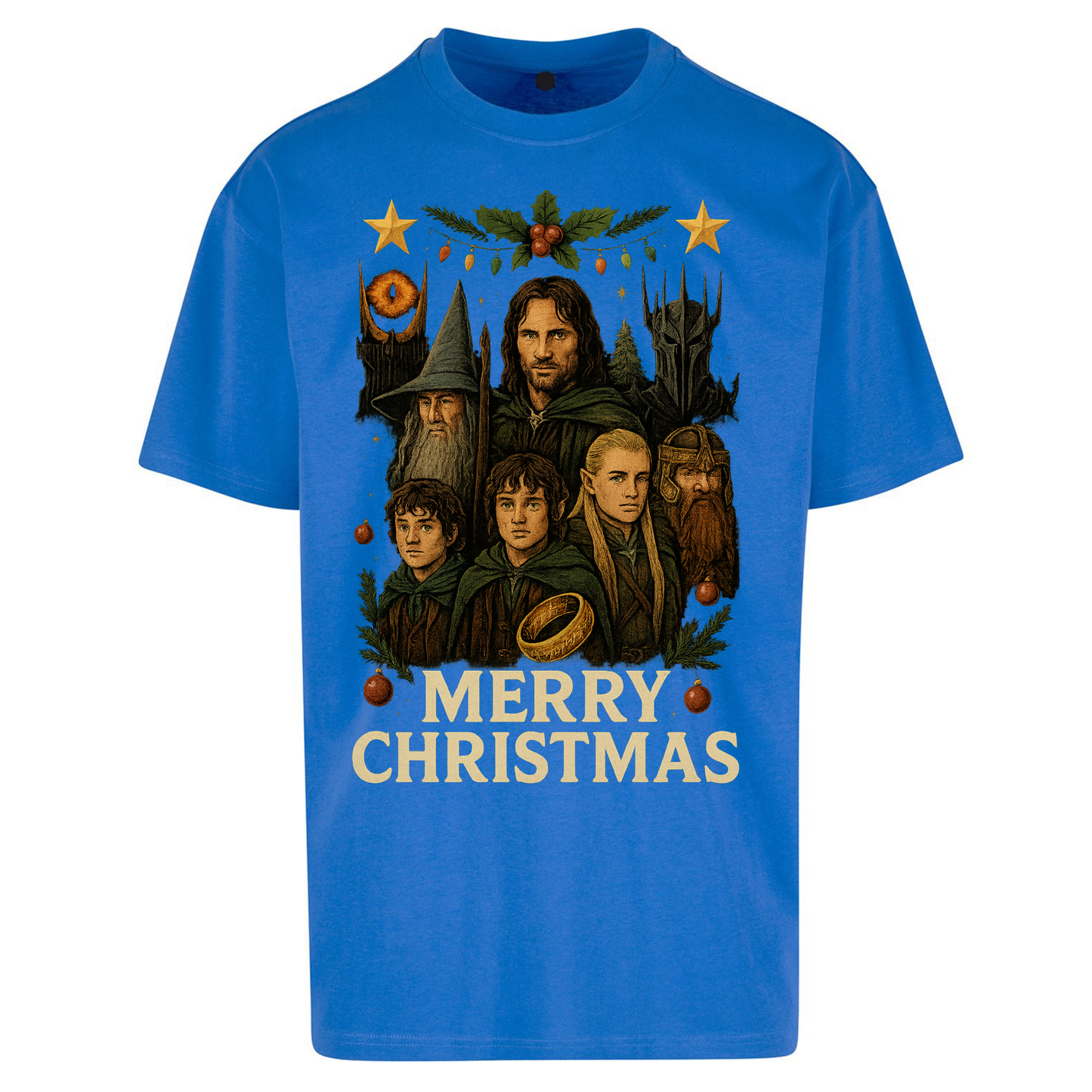 Lord of The Rings Christmas Oversized T Shirts