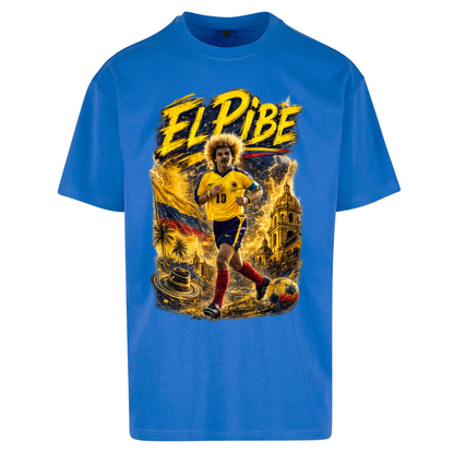 Carlos Valderrama Colombia Football Oversized T Shirts