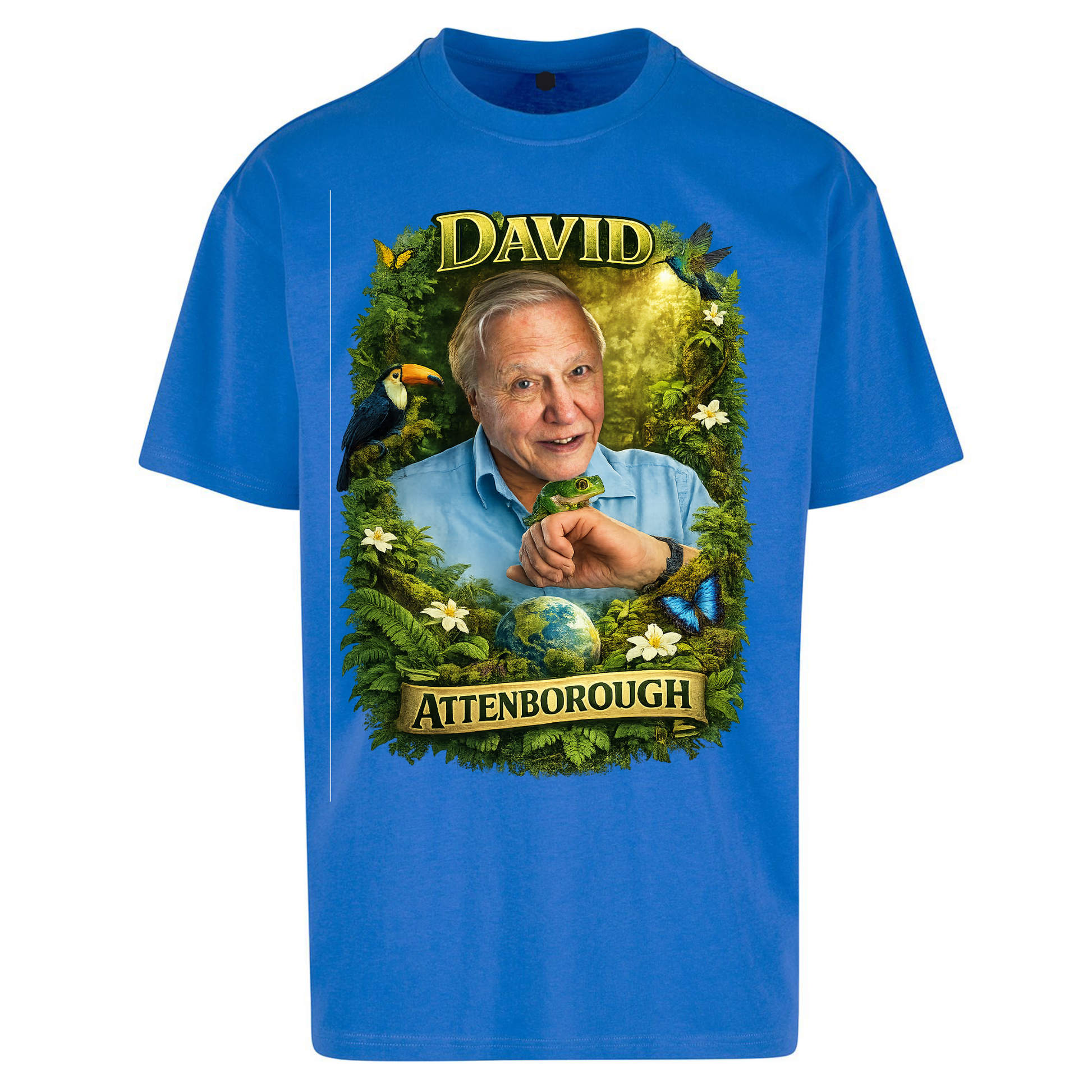 David Attenborough Oversized T Shirts
