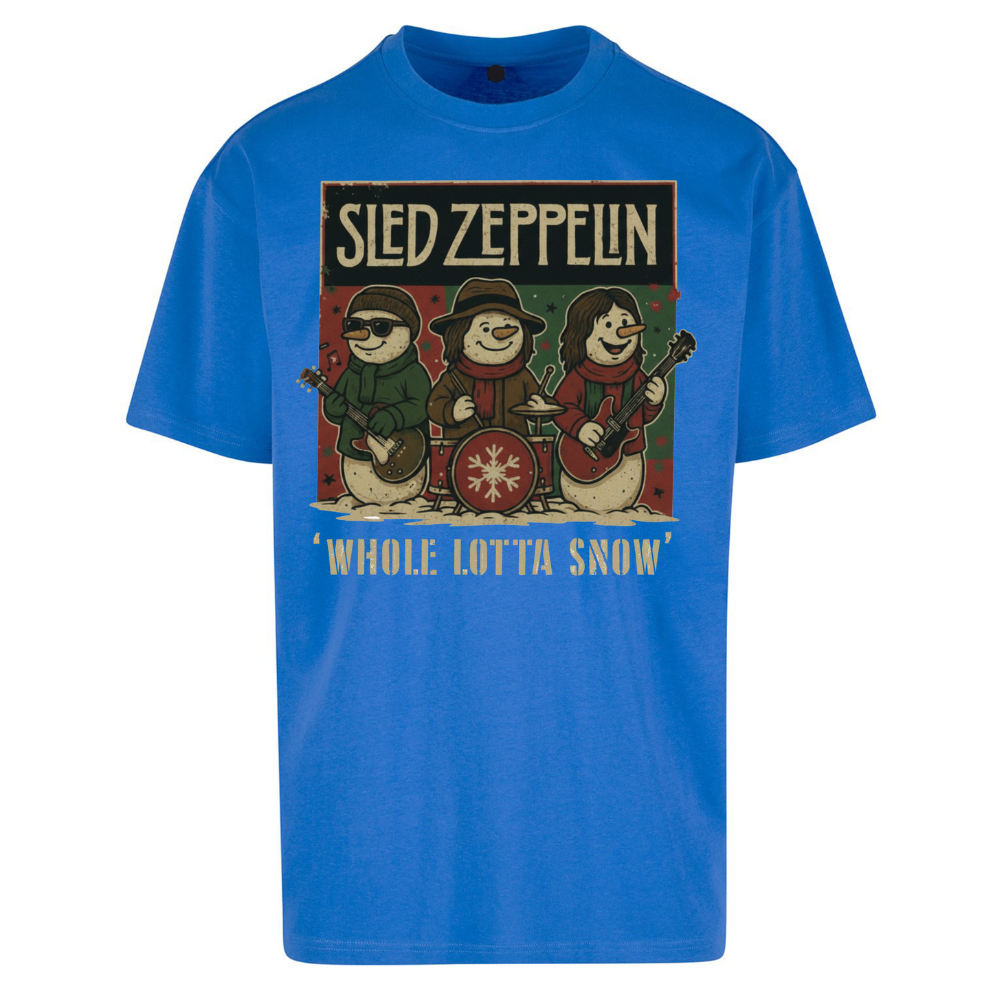 Led Zeppelin Christmas Oversized T Shirts