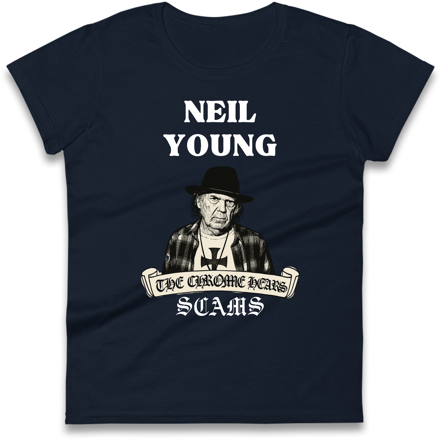 Neil Young Ladies T Shirt