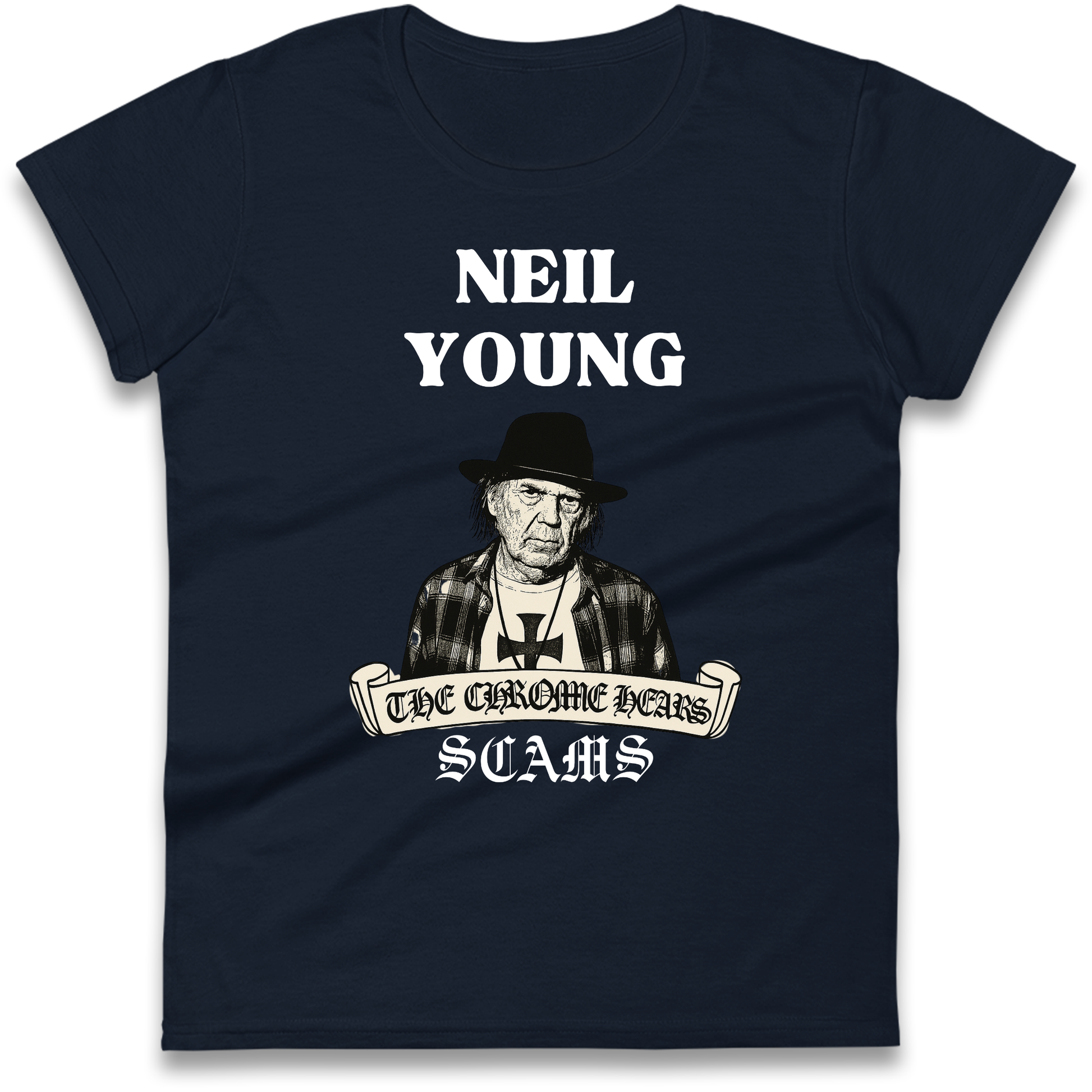 Neil Young Ladies T Shirt