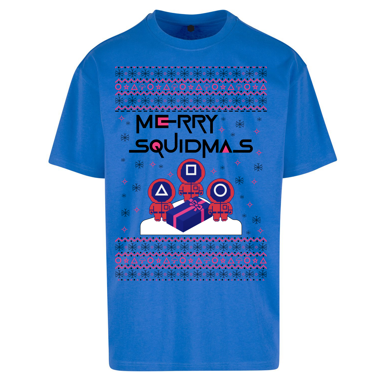 Squid Games Christmas Oversized T Shirts