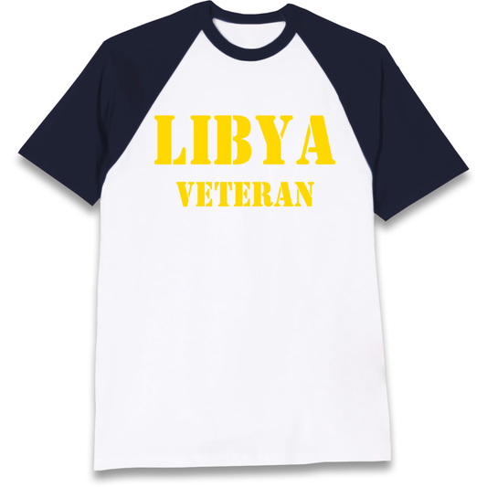 Libya Veteran Raglan T Shirt