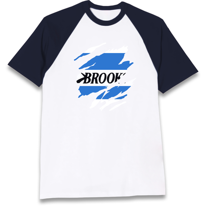 Retro QPR 1992 Torn Effect Raglan T Shirt