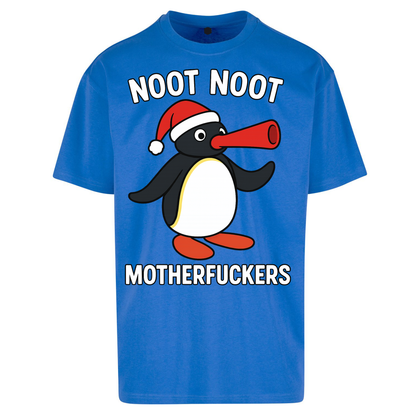 Pingu Christmas Oversized T Shirts