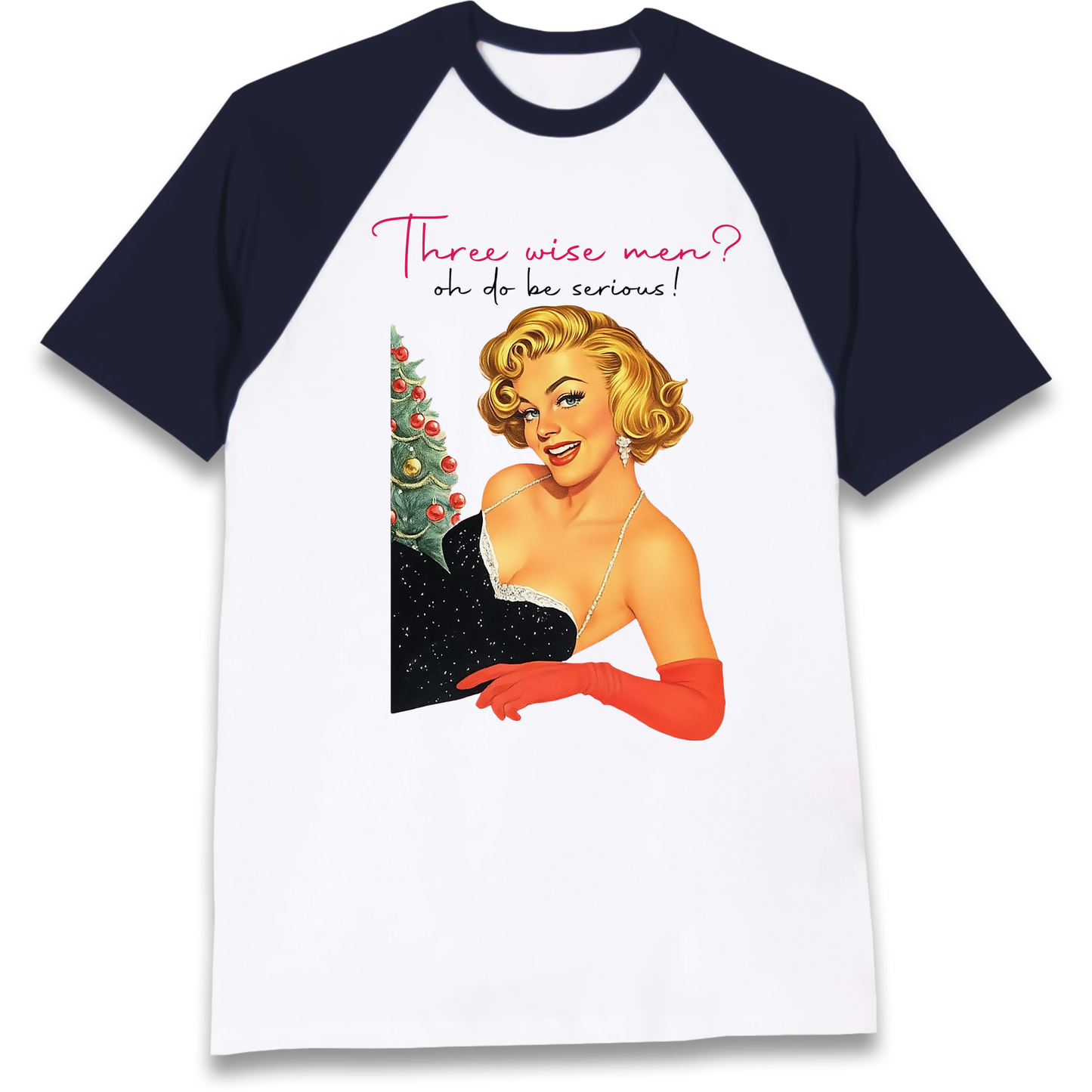 Three Wise Men Christmas Raglan T Shirt