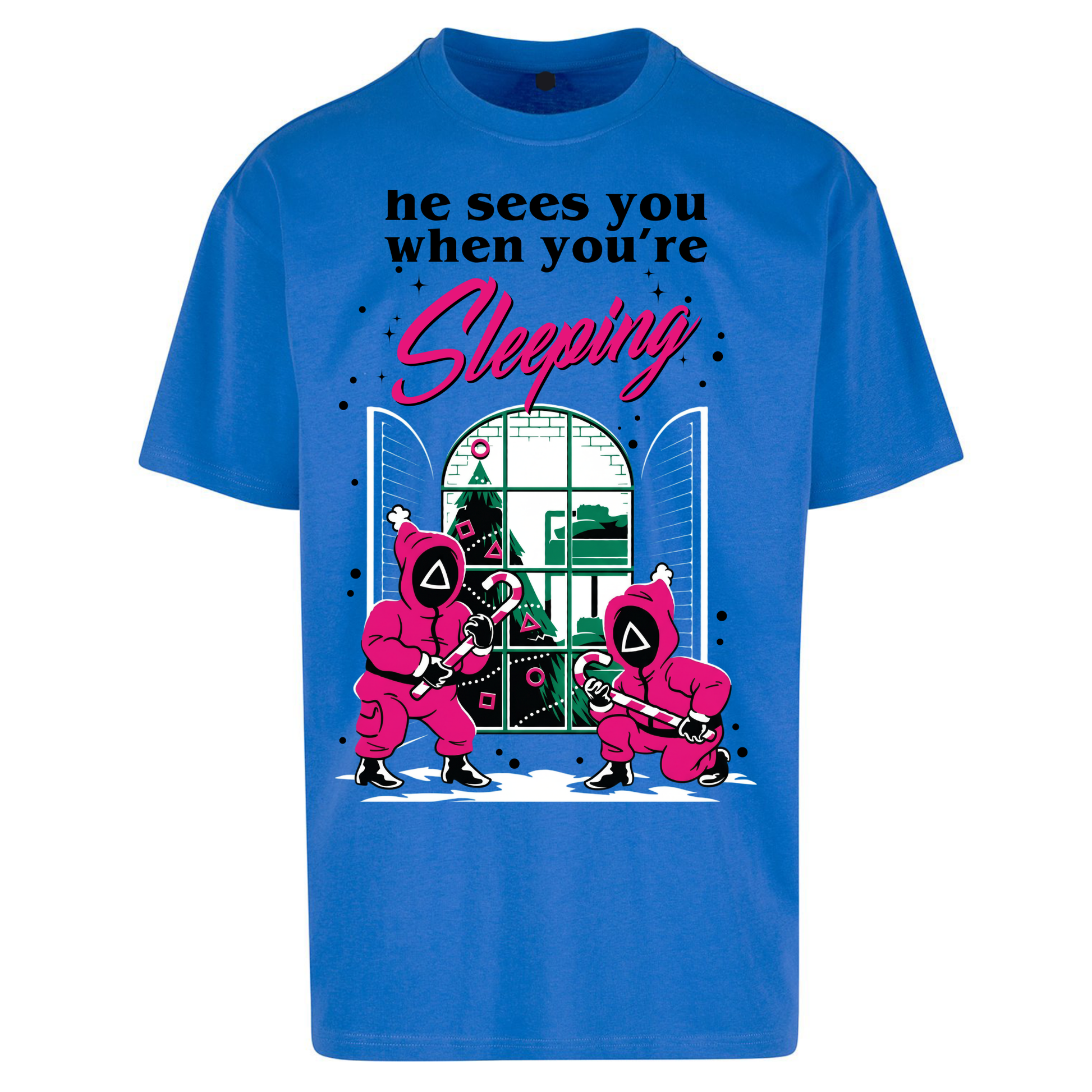 Squid Games Xmas Oversized T Shirts