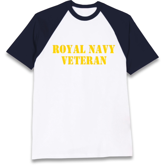 Royal Navy Veteran Raglan T Shirt
