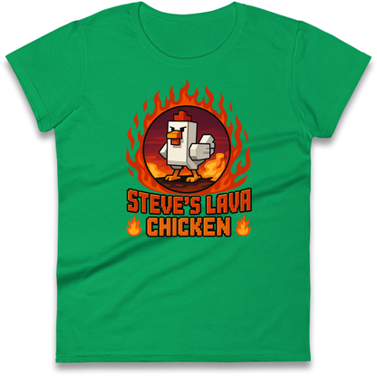 Steve Lava Chicken Women T Shirt