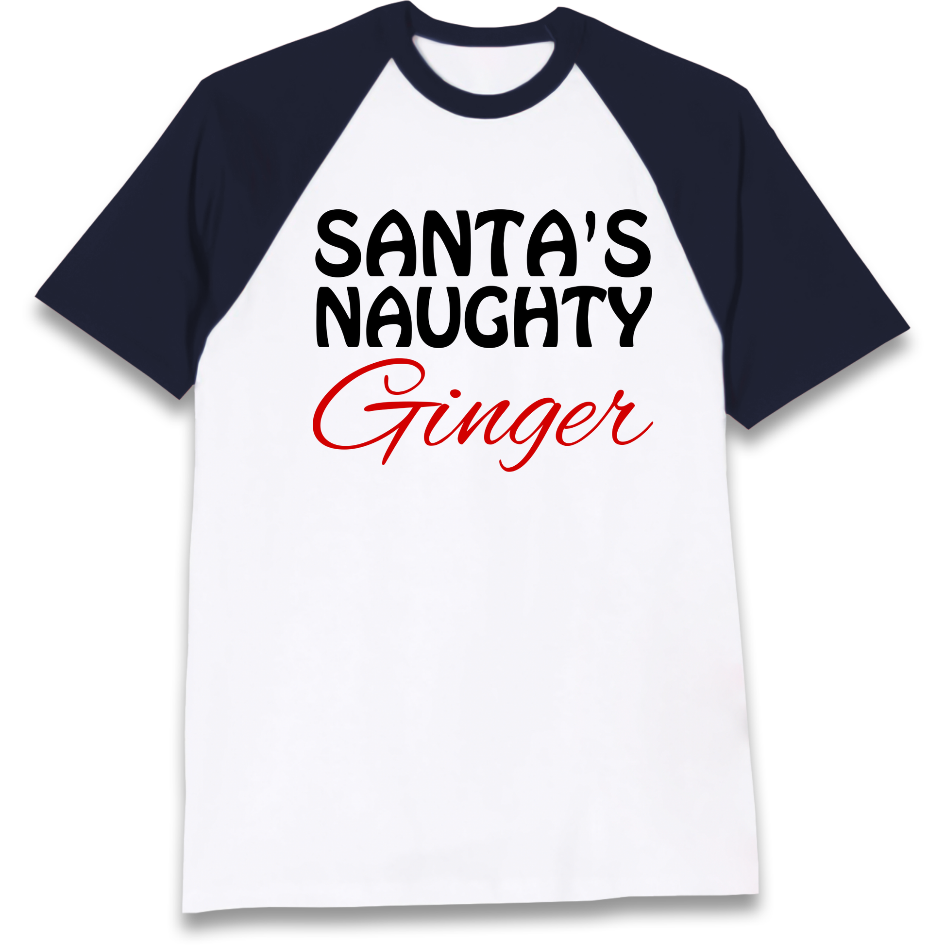 Naughty Ginger Raglan T Shirt