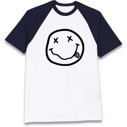 Retro Nirvana 1991 Raglan T Shirt