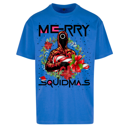 Merry Squid Games Oversized T Shirts