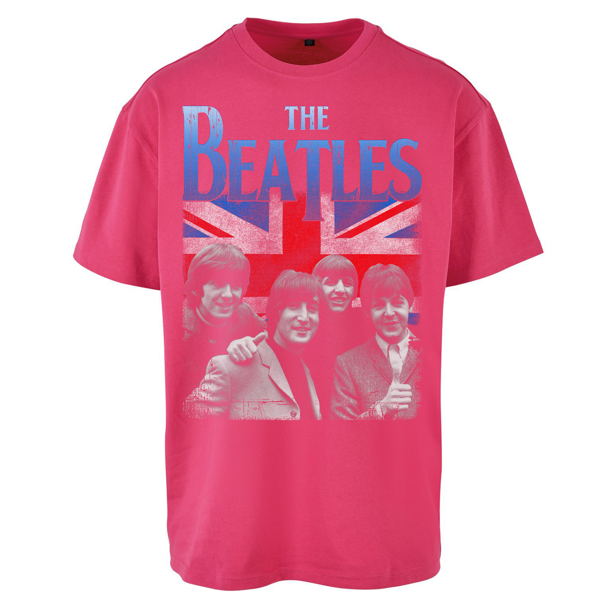 The Beatles Union Jack Oversized T Shirts 