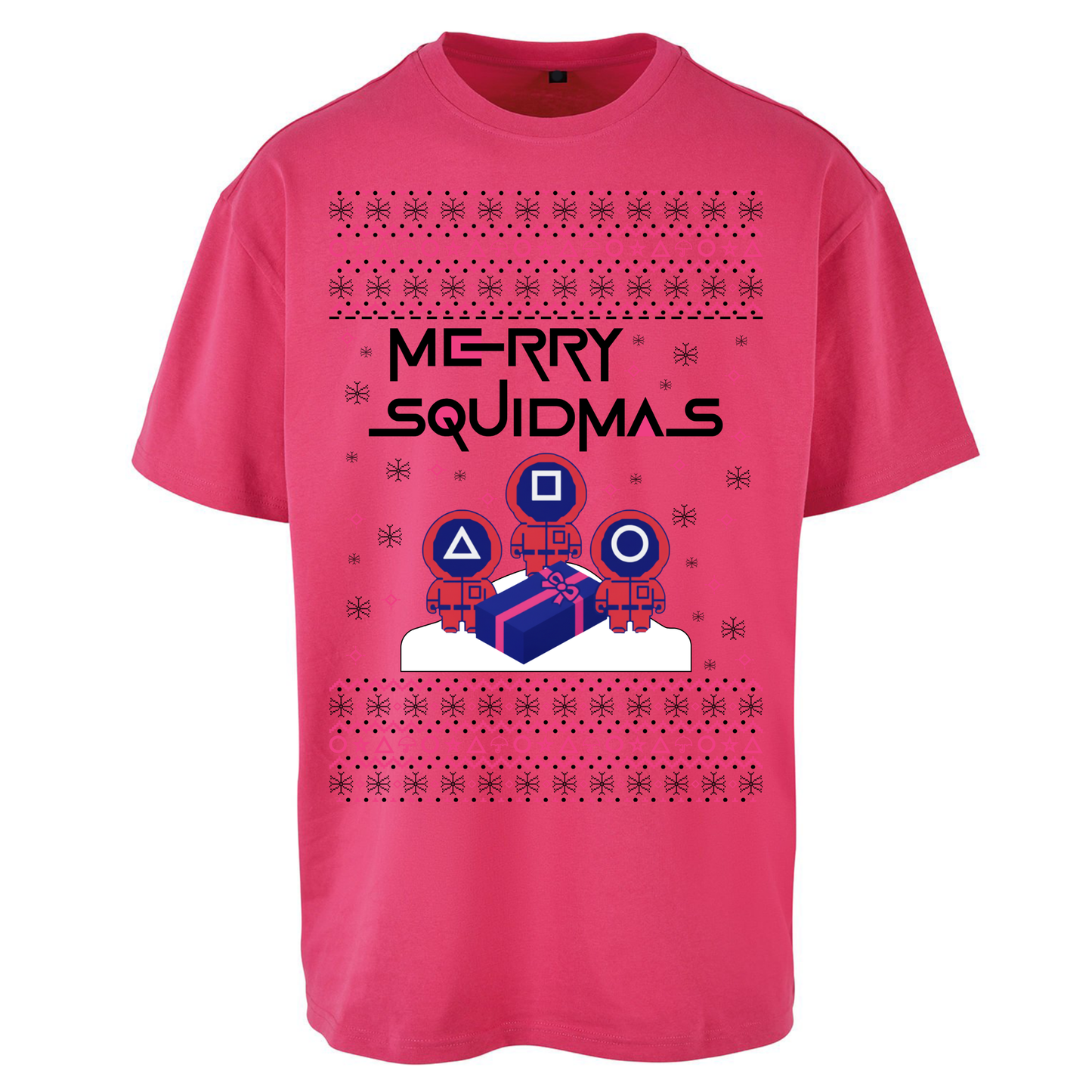 Squid Games Christmas Oversized T Shirts