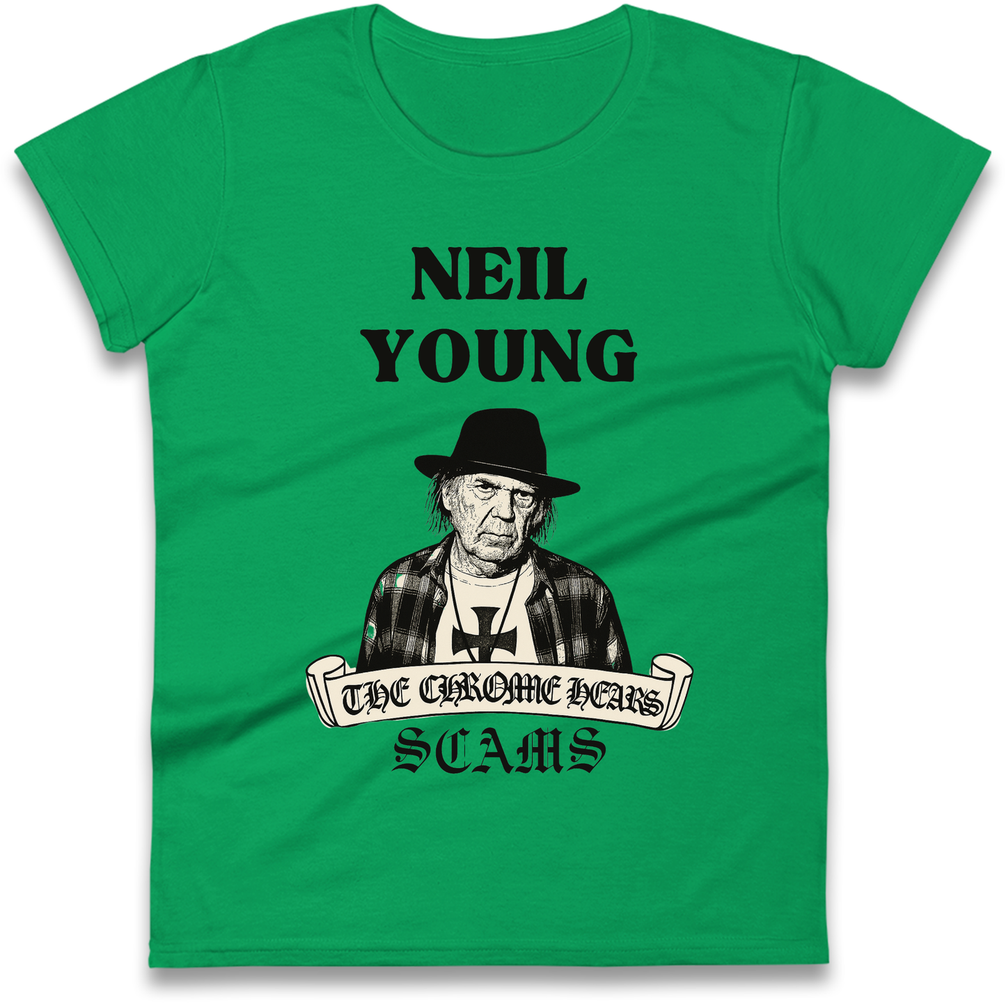 Neil Young Ladies T Shirt
