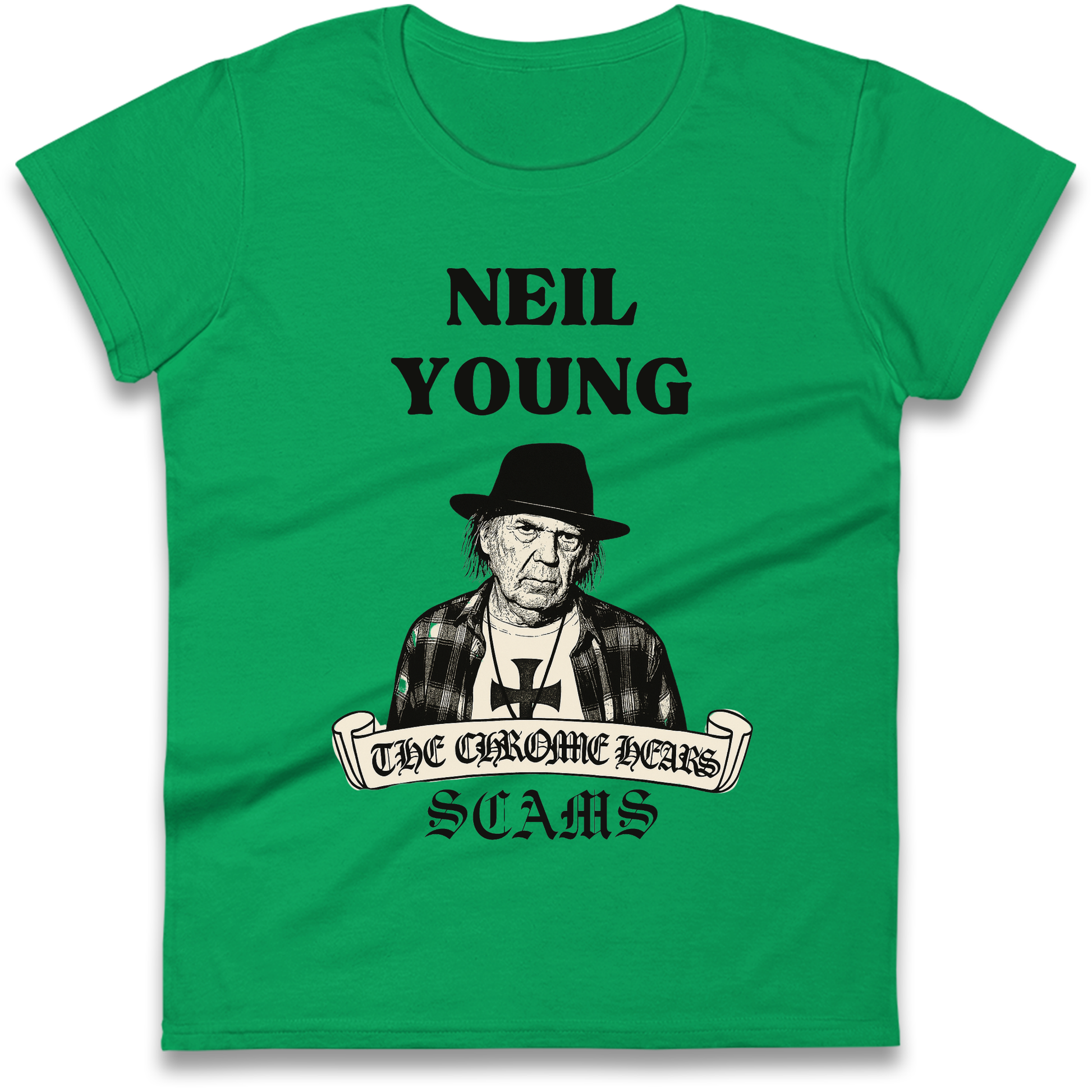 Neil Young Ladies T Shirt