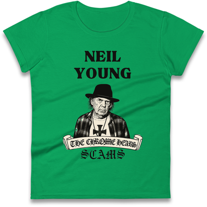 Neil Young Ladies T Shirt