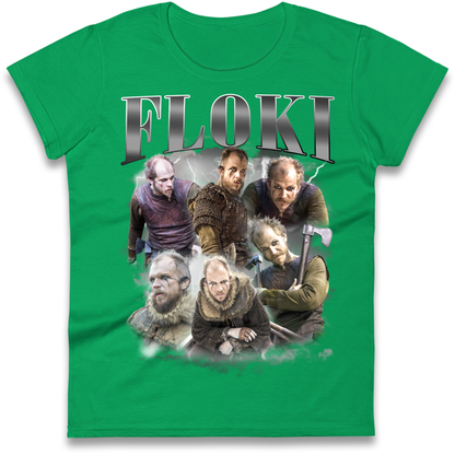 Floki Vikings Ladies T Shirt 