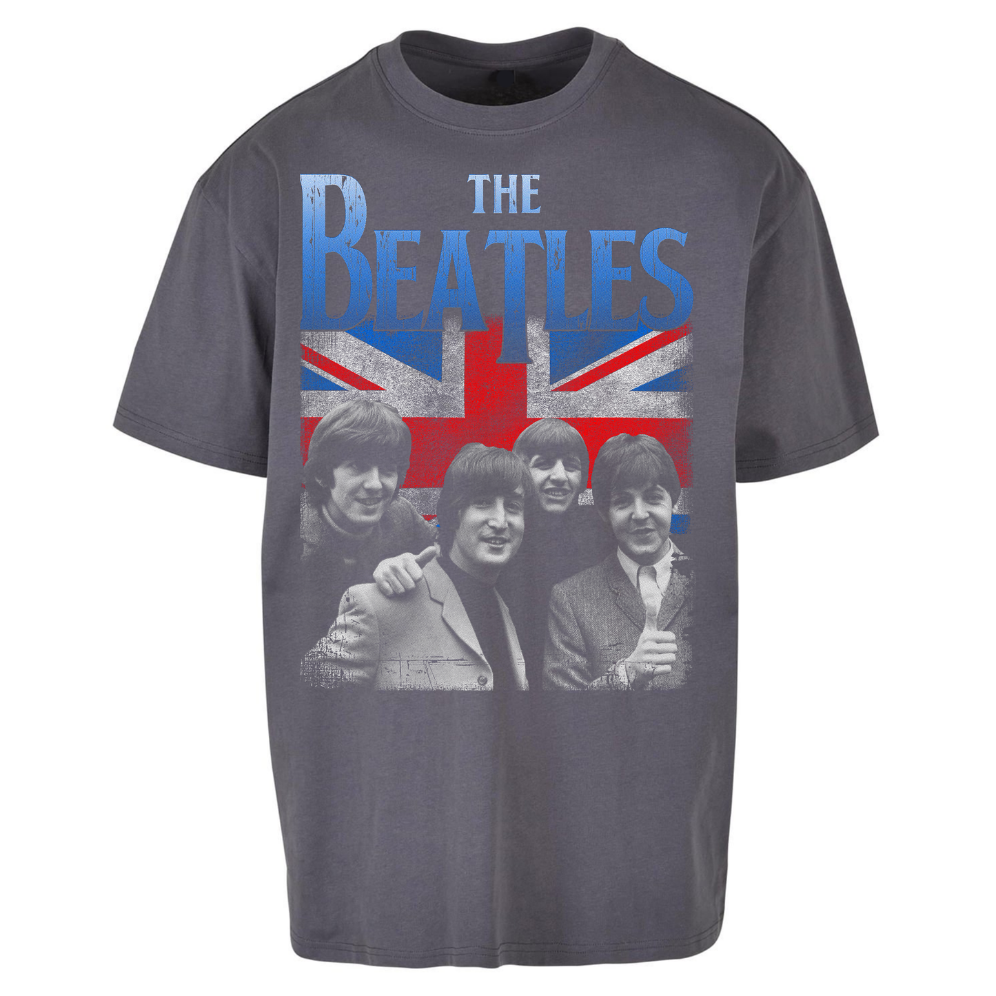 The Beatles Union Jack Oversized T Shirts 