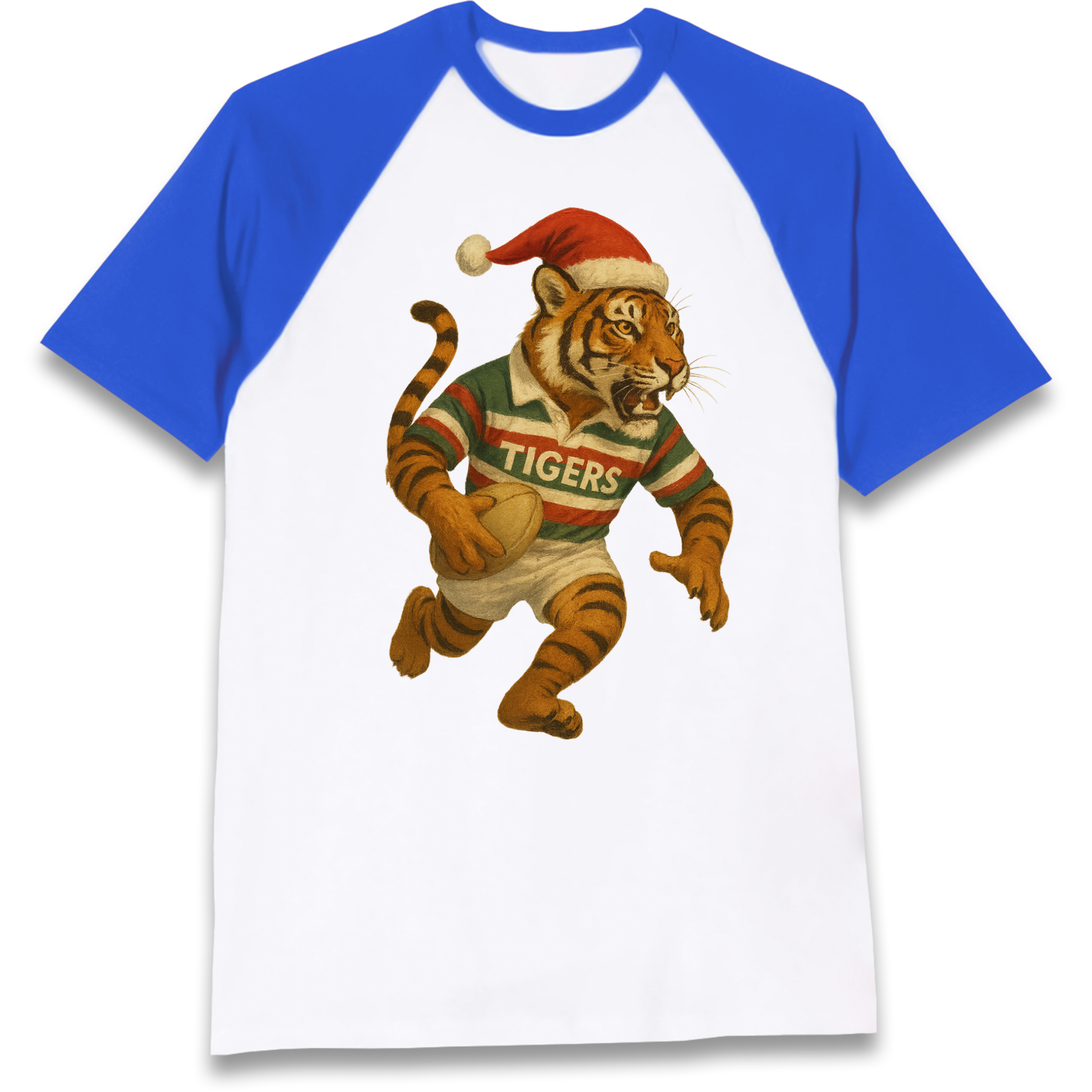 Leicester Tigers Raglan T Shirt