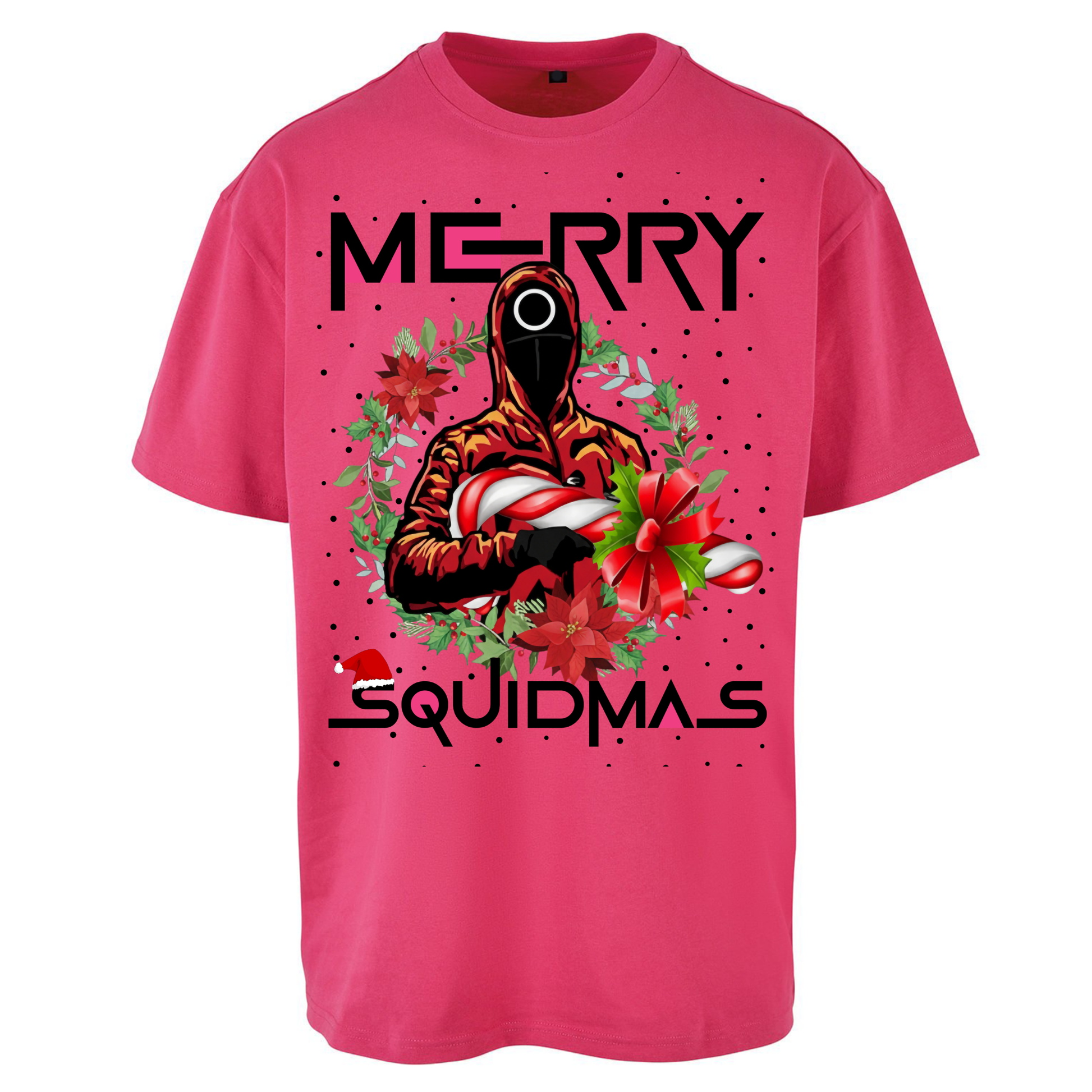 Merry Squid Games Oversized T Shirts