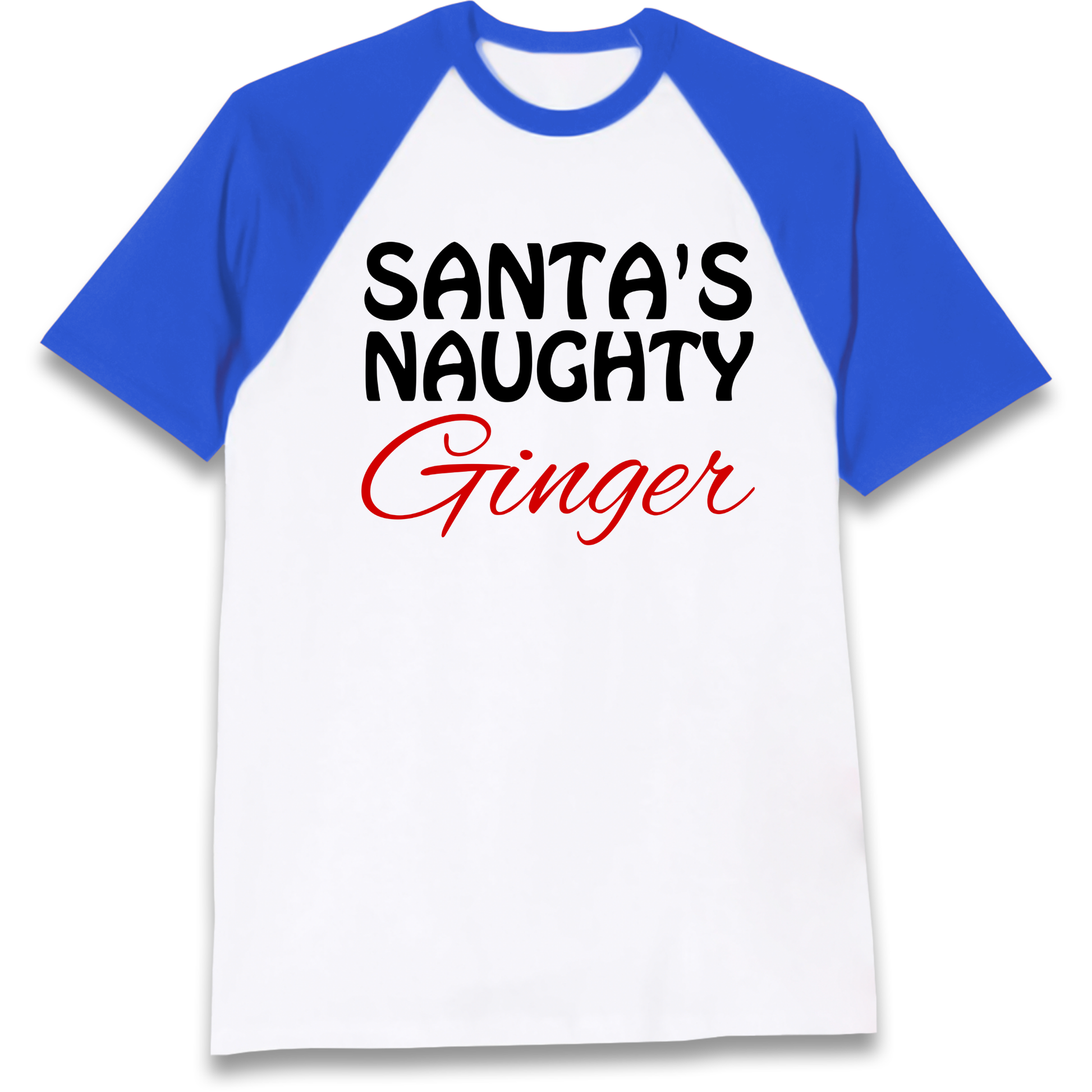 Naughty Ginger Raglan T Shirt