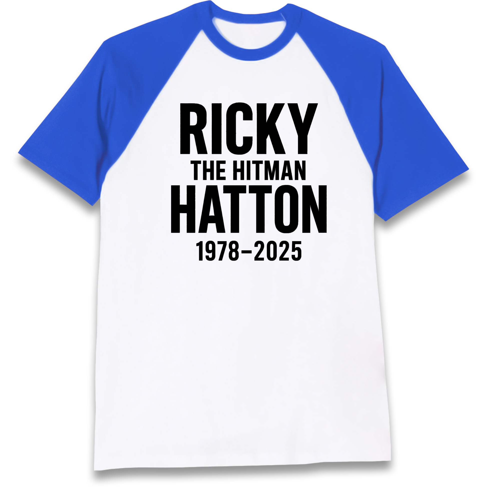 Ricky The Hitman Hatton 1978 2025 Raglan T Shirt