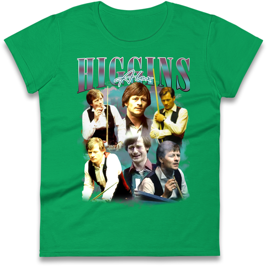 Alex Higgins Bootleg Ladies T Shirt