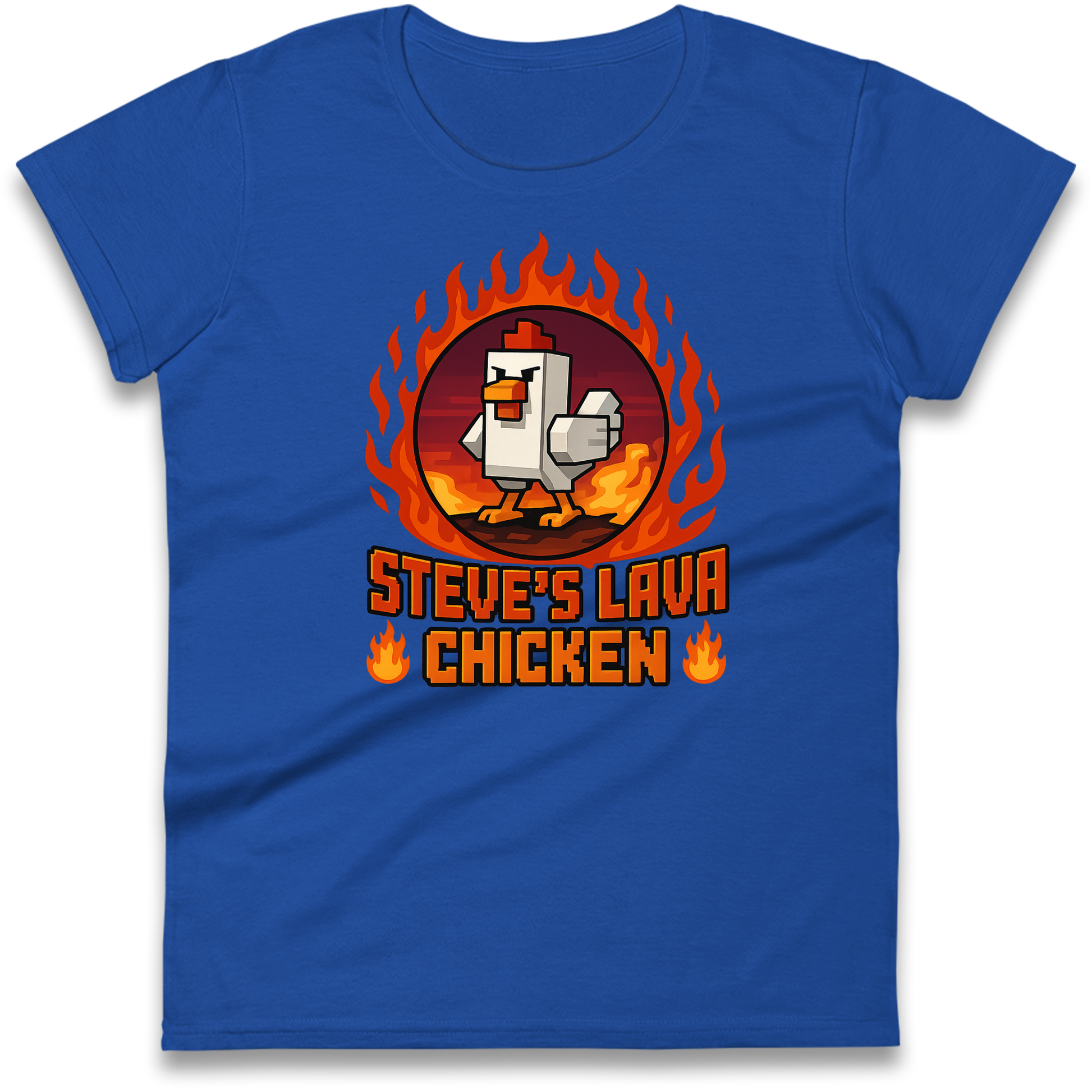 Steve Lava Chicken Women T Shirt