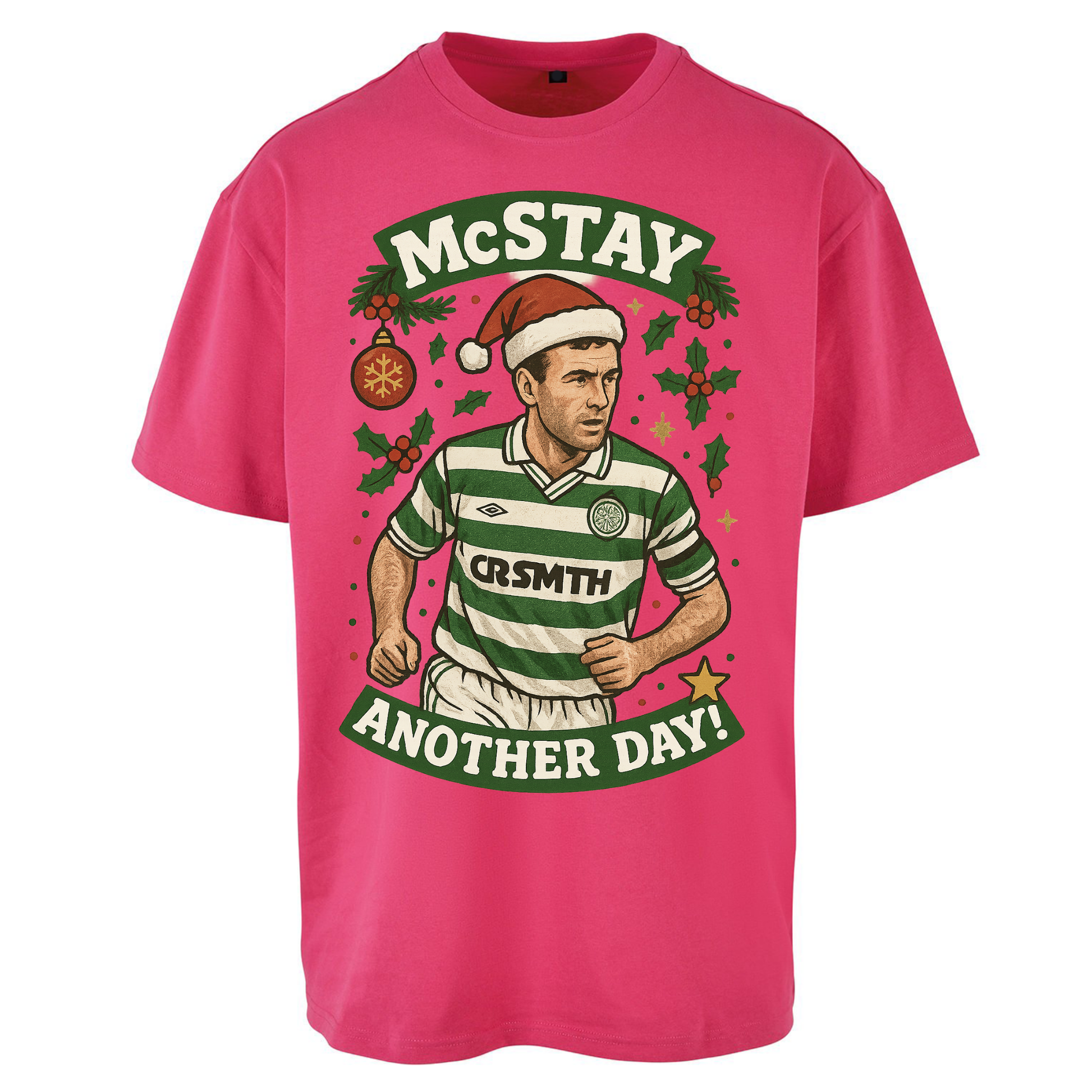 Paul McStay Celtic Christmas Oversized T Shirts