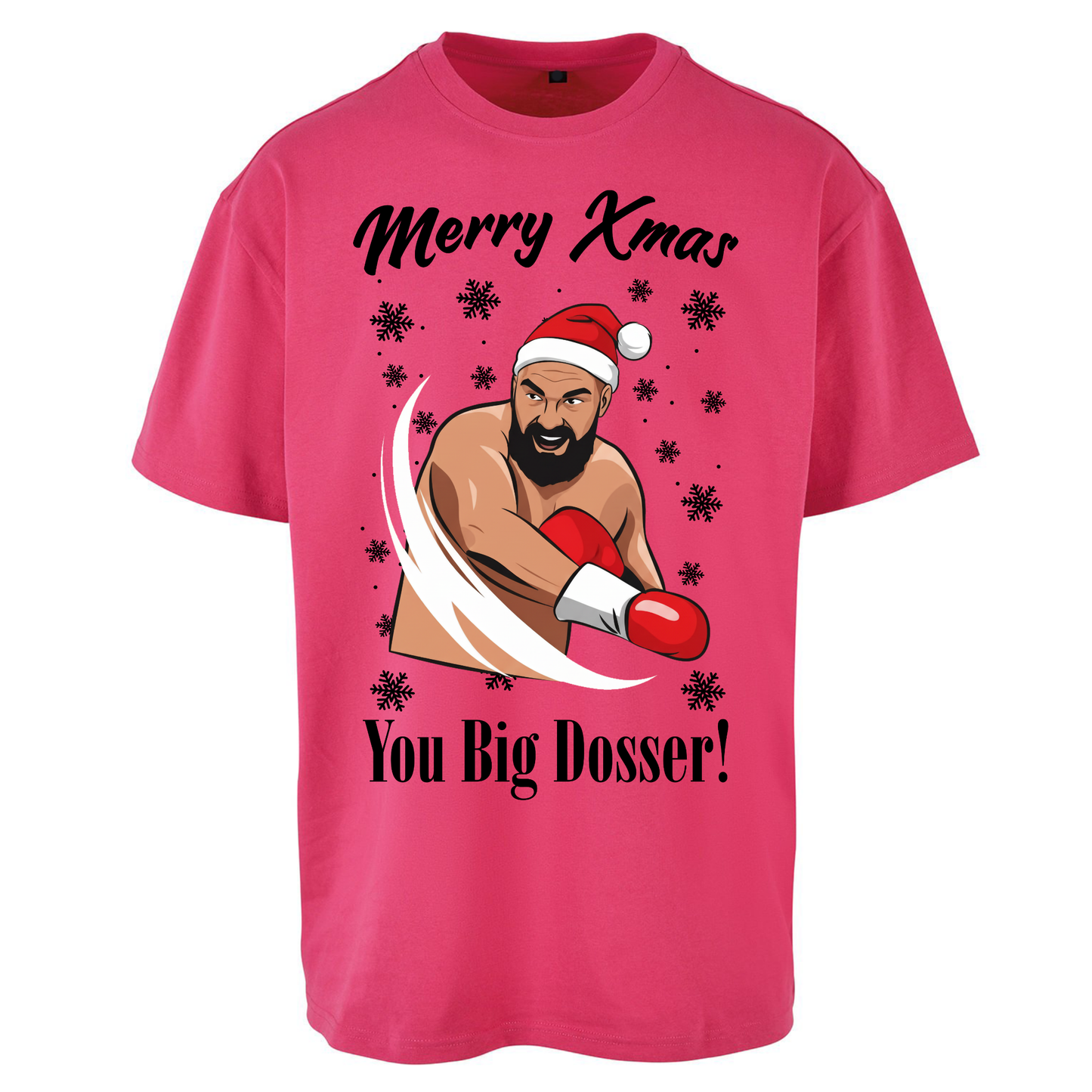 Tyson Fury Christmas Oversized T Shirts