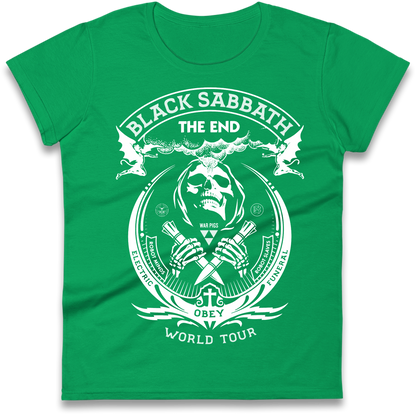 Black Sabbath The End World Tour Ladies Shirt