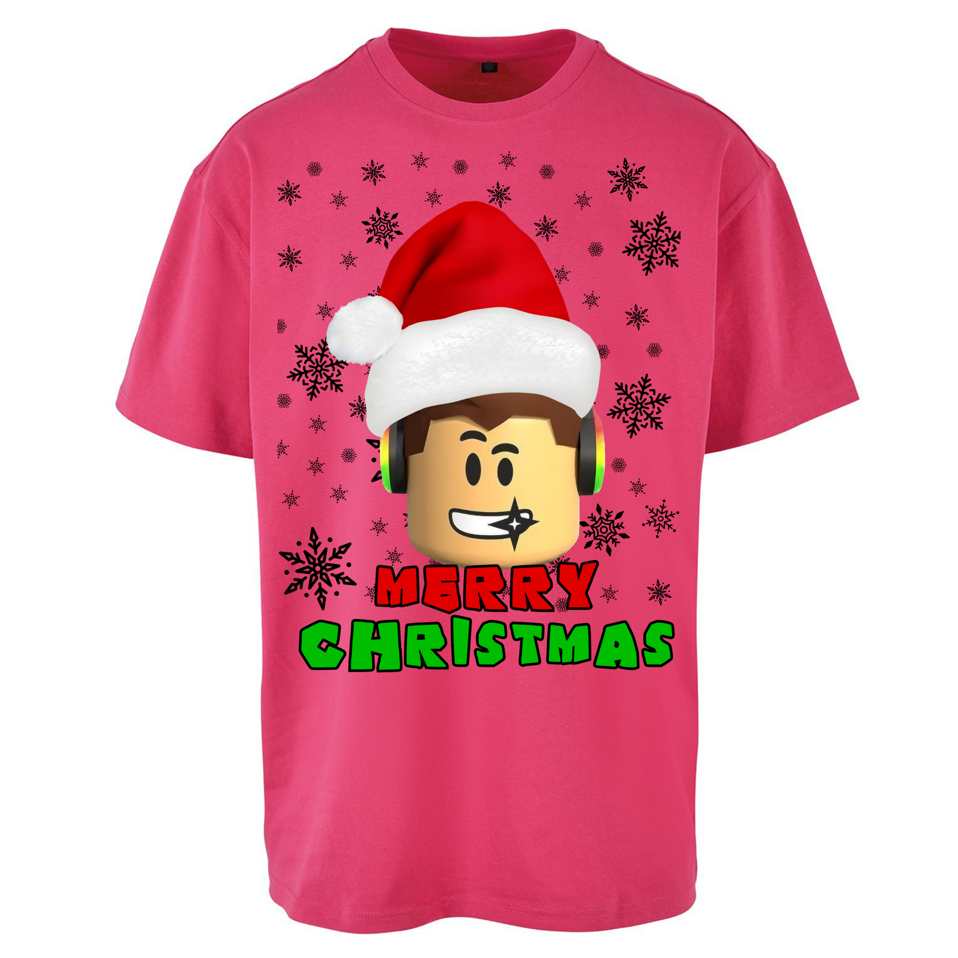 Roblox christmas Oversized T Shirts